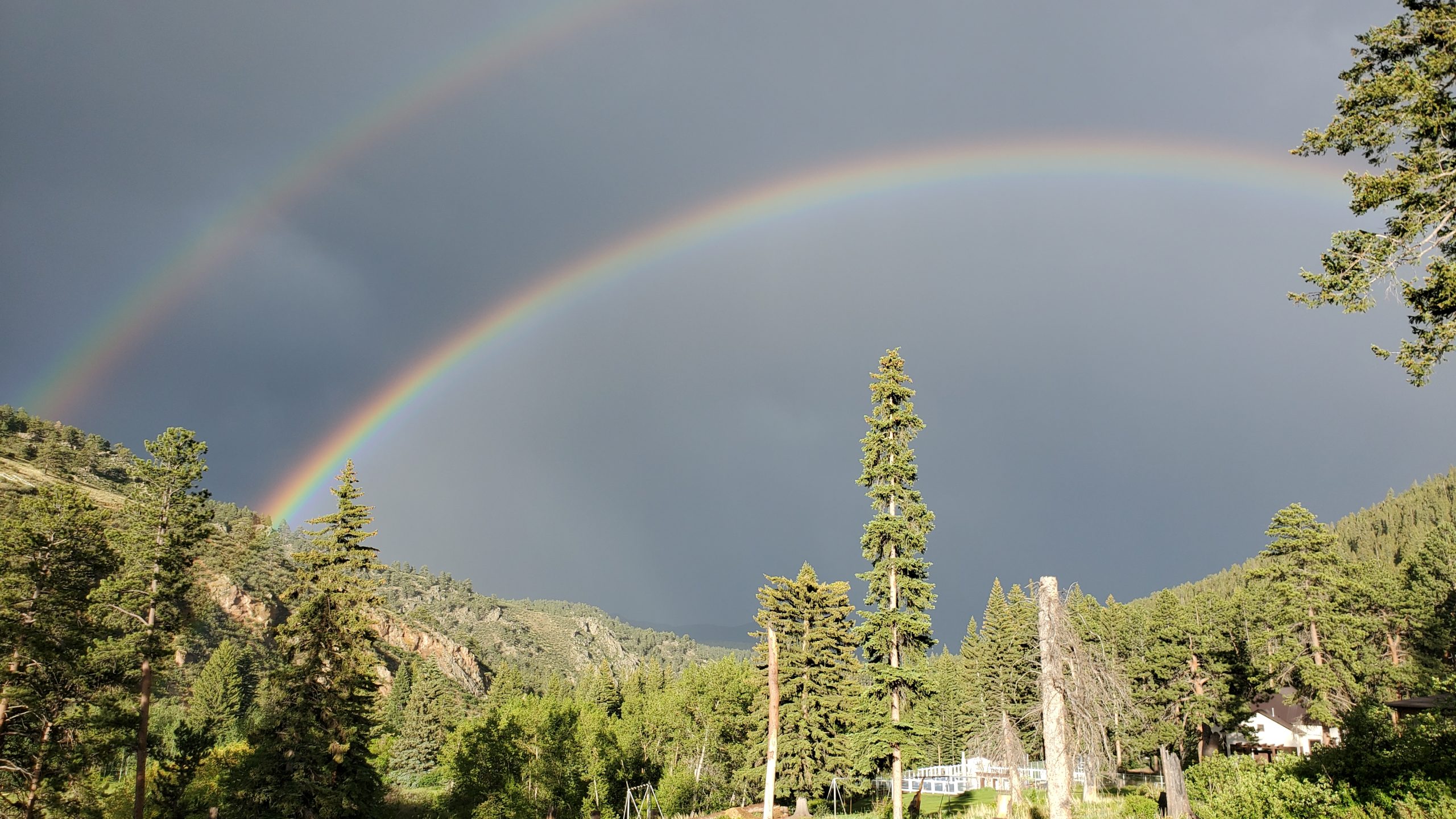 rainbow over camp santa maria